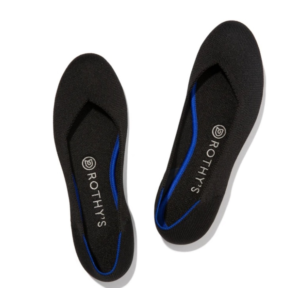 Rothy’s Black Flats - Picture 1 of 4